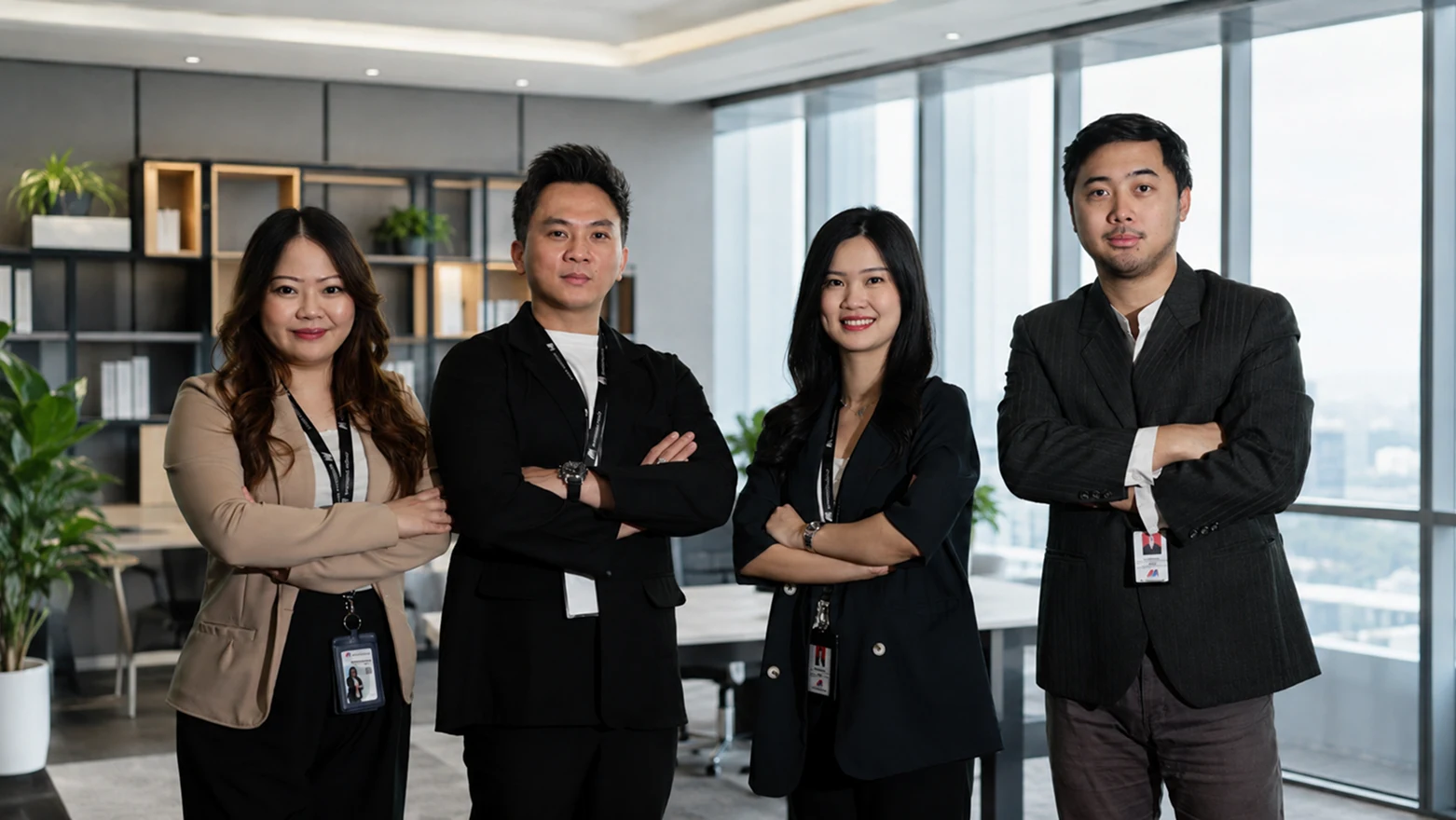 Metrodata team members.
